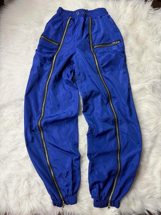 Forever 21 Pants - X SOLD X Royal Blue Zipper Jogger Pants